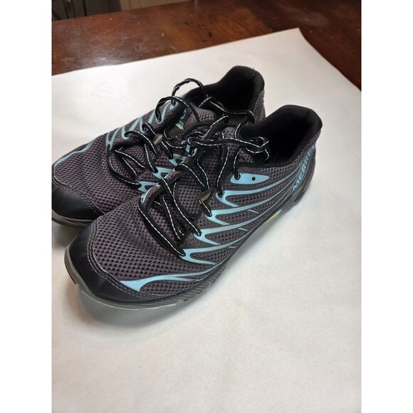 Merrell Bare Access Arc 4 Womens 9 Black Blue Zero Drop Barefoot Running Shoes - Picture 4 of 9